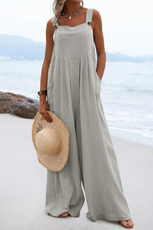 Sophia Salopette Woman – Bohemian Style, Loose Pants and Light Spaghetti Straps