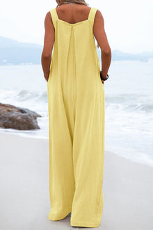 Sophia Salopette Woman – Bohemian Style, Loose Pants and Light Spaghetti Straps