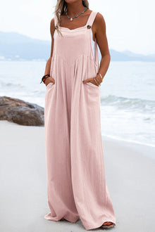 Sophia Salopette Woman – Bohemian Style, Loose Pants and Light Spaghetti Straps