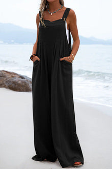 Sophia Salopette Woman – Bohemian Style, Loose Pants and Light Spaghetti Straps