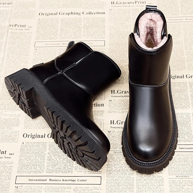Tisha Women's Ankle Boots – Comfortable Winter Ankle Boots with Soft Lining & Non-Slip Sole