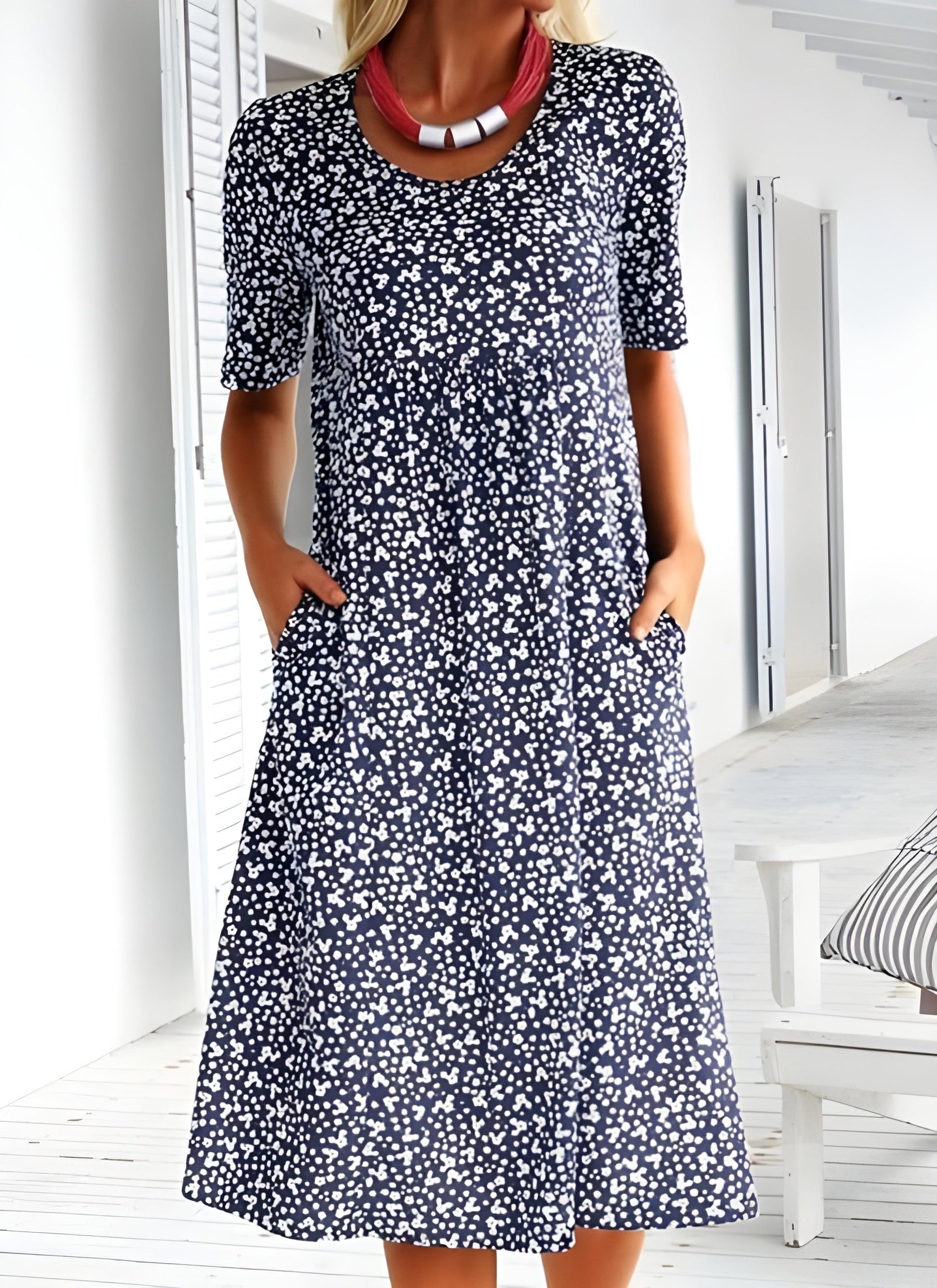 Sophie Summer Dress Women – Lightweight Fabric & Elegant Design for Hot Season