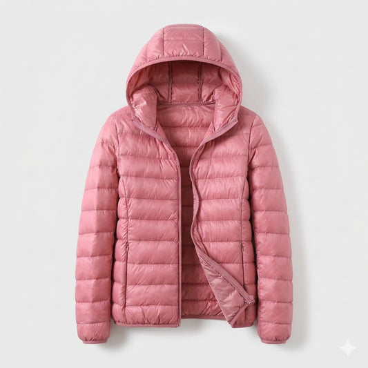 Rosalie Dupont | Lightweight Hooded Puffer Jacket For Women