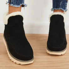 Paisley Women's Ankle Boots – Warm Slip-On Boots with Faux Fur Lining & Durable Sole