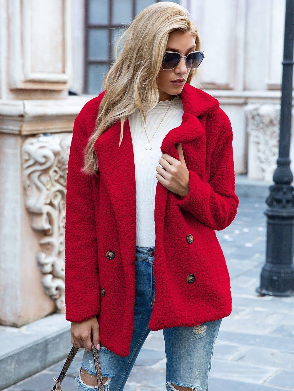 Andi Women's Coat – Elegant with Classic Lapel Collar & Sophisticated Cut