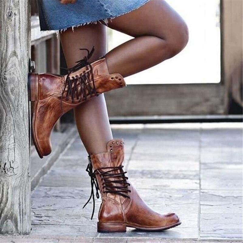 Winter Boots Women Alayna with Block Heels – Elegant and Comfortable High Boots with Stability Support
