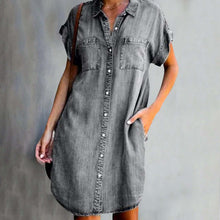 Clara women's shirt dress – Lightweight summer dress with button placket & feminine cut