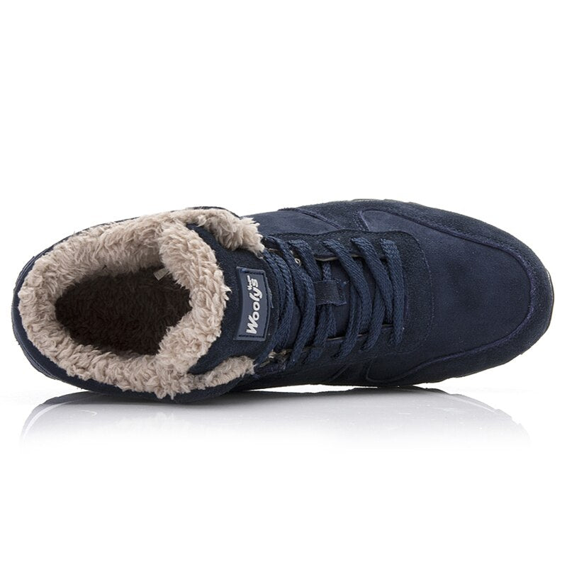 Niel Winter Boots for Men – Warm and Insulated Suede Design with Durable Grip Rubber Sole