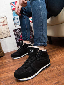 Niel Winter Boots for Men – Warm and Insulated Suede Design with Durable Grip Rubber Sole