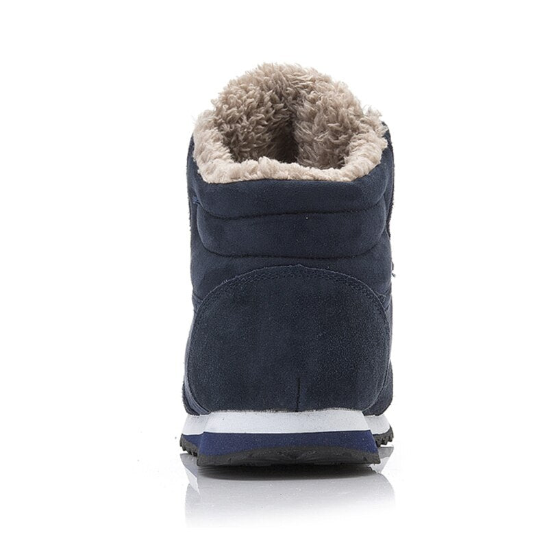 Niel Winter Boots for Men – Warm and Insulated Suede Design with Durable Grip Rubber Sole