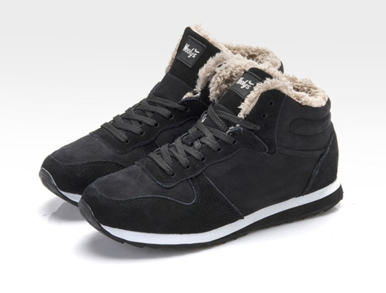 Niel Winter Boots for Men – Warm and Insulated Suede Design with Durable Grip Rubber Sole