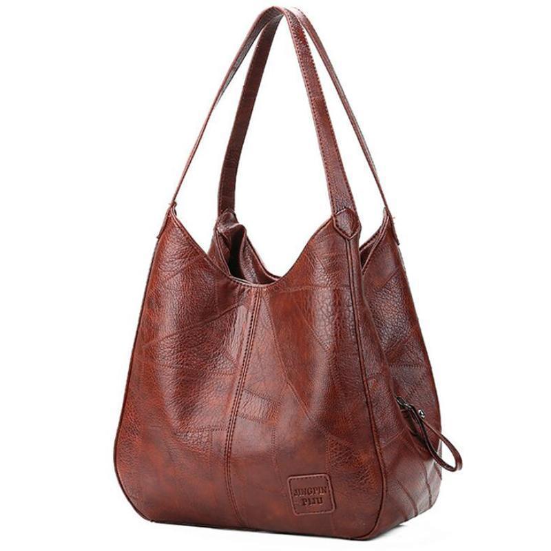 Alice Sac Vintage Femme – Elegant Handbag in Faux Leather with Large Space & High-End Finishes