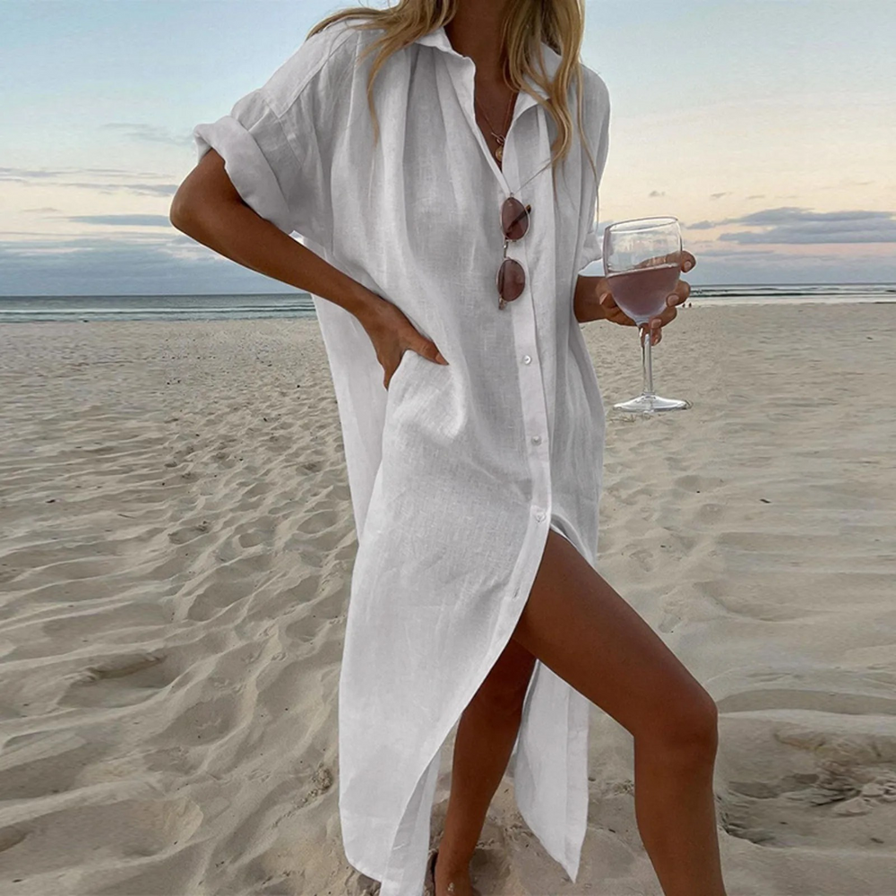 Robe Chemise Femme Zoya – Elegant Oversize Blouse with Comfortable Cut & Chic Look