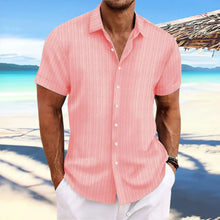 Luke Men's Shirt – Classic Short Sleeve Shirt with Modern Fit for a Casual Summer Look