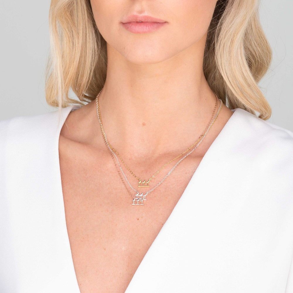 111 Angel Number Pendant Necklace
