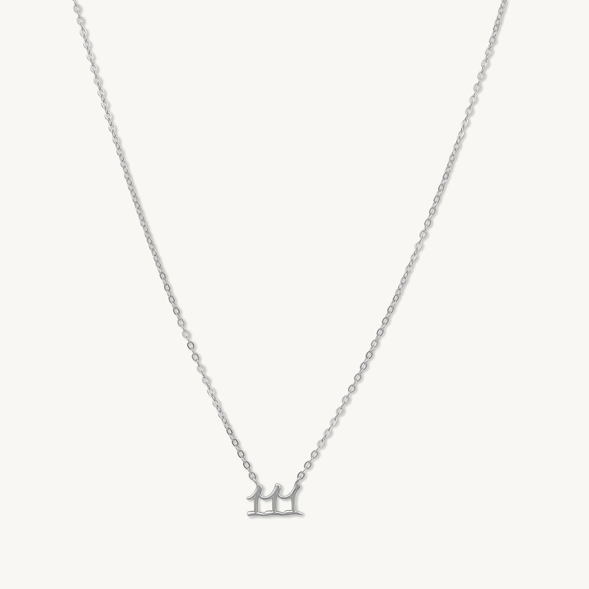 111 Angel Number Pendant Necklace