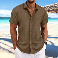 Luke Men's Shirt – Classic Short Sleeve Shirt with Modern Fit for a Casual Summer Look