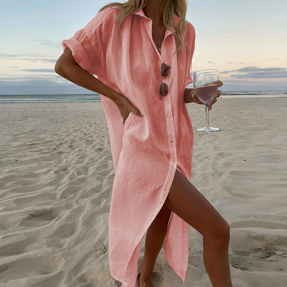 Robe Chemise Femme Zoya – Elegant Oversize Blouse with Comfortable Cut & Chic Look