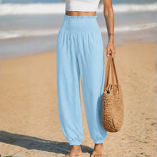 Breesa – Smocked High-Waist Summer Pants