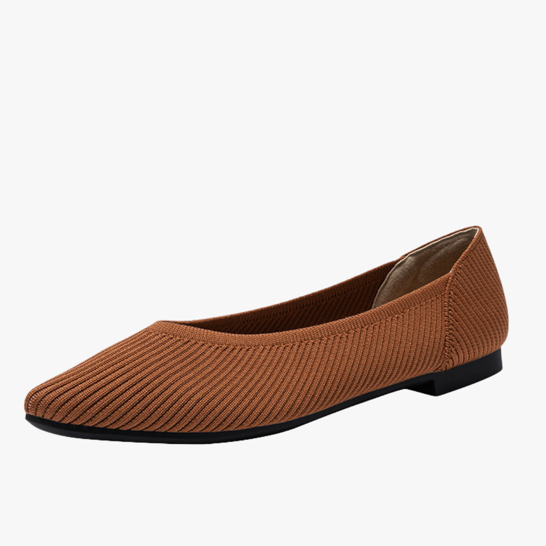 Faye Pointed Women's Ballet Flats – Comfortable Mesh Slip-On Ballet Flats with Soft Sole