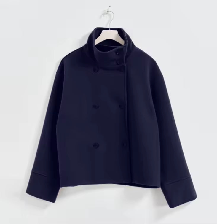 Elise Short Coat Women – Elegant, Comfortable and Versatile Double Breasted
