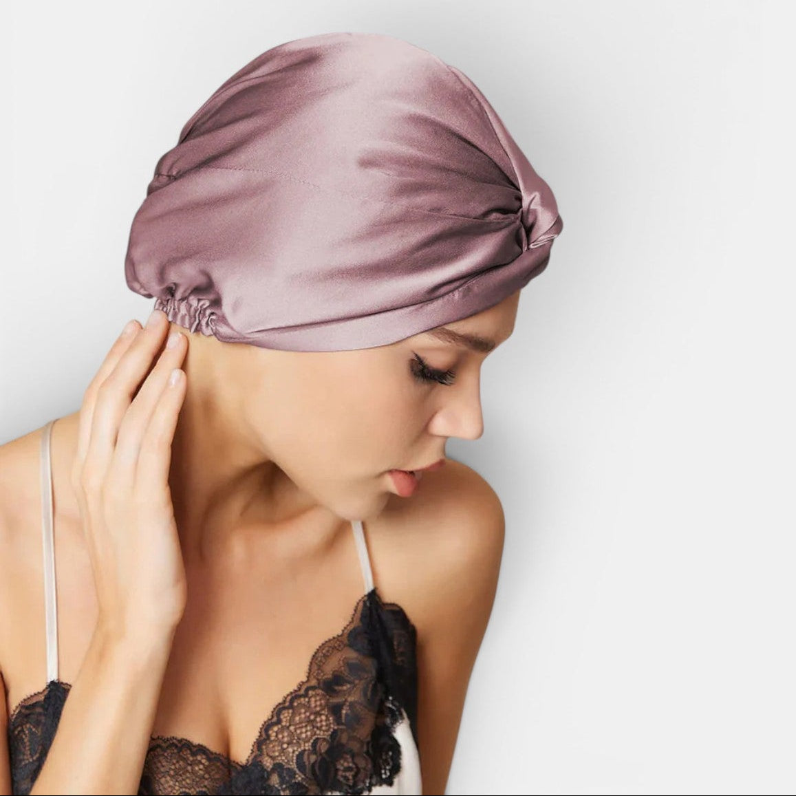 Premium Mulberry Silk Sleep Bonnet