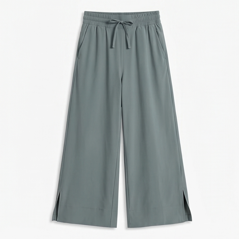 Veluna – Effortless Wide-Leg Crop Pants