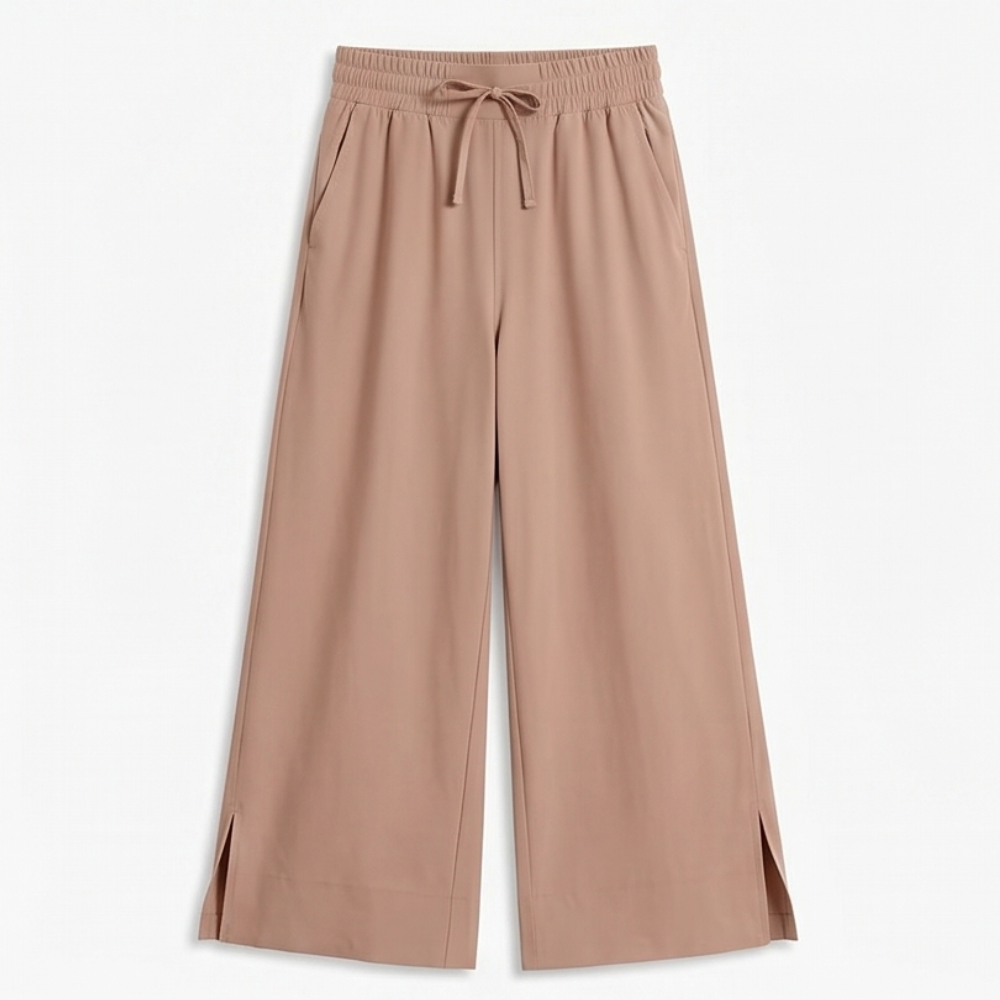 Veluna – Effortless Wide-Leg Crop Pants