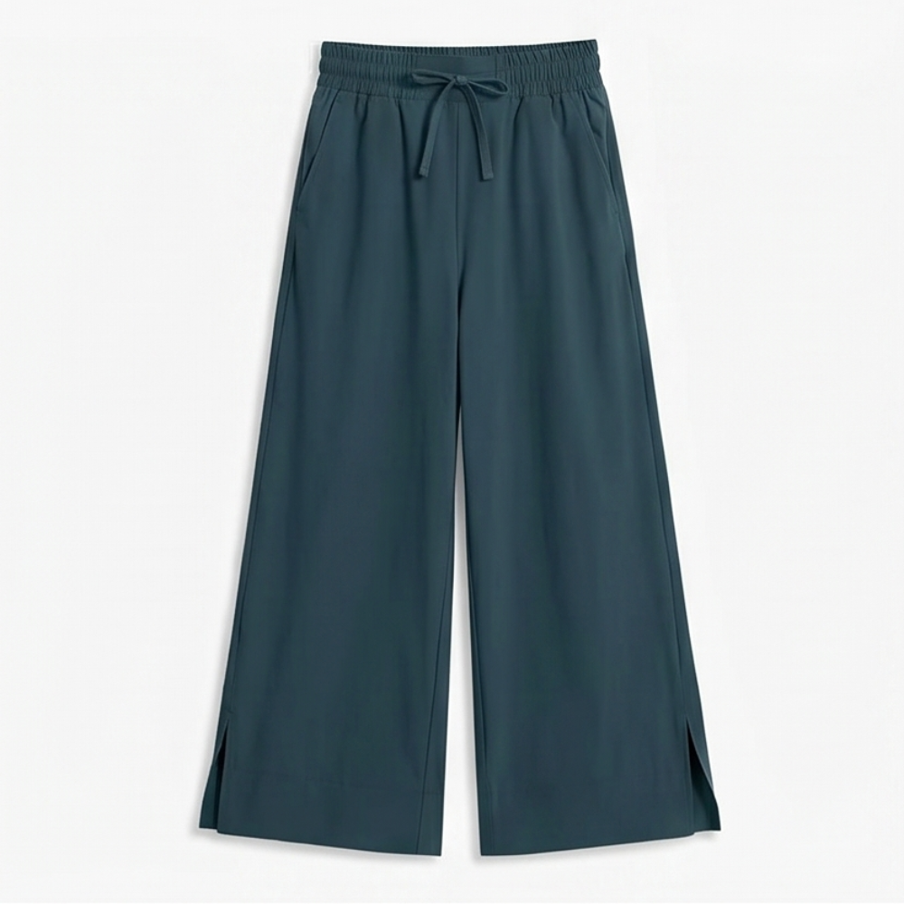 Veluna – Effortless Wide-Leg Crop Pants
