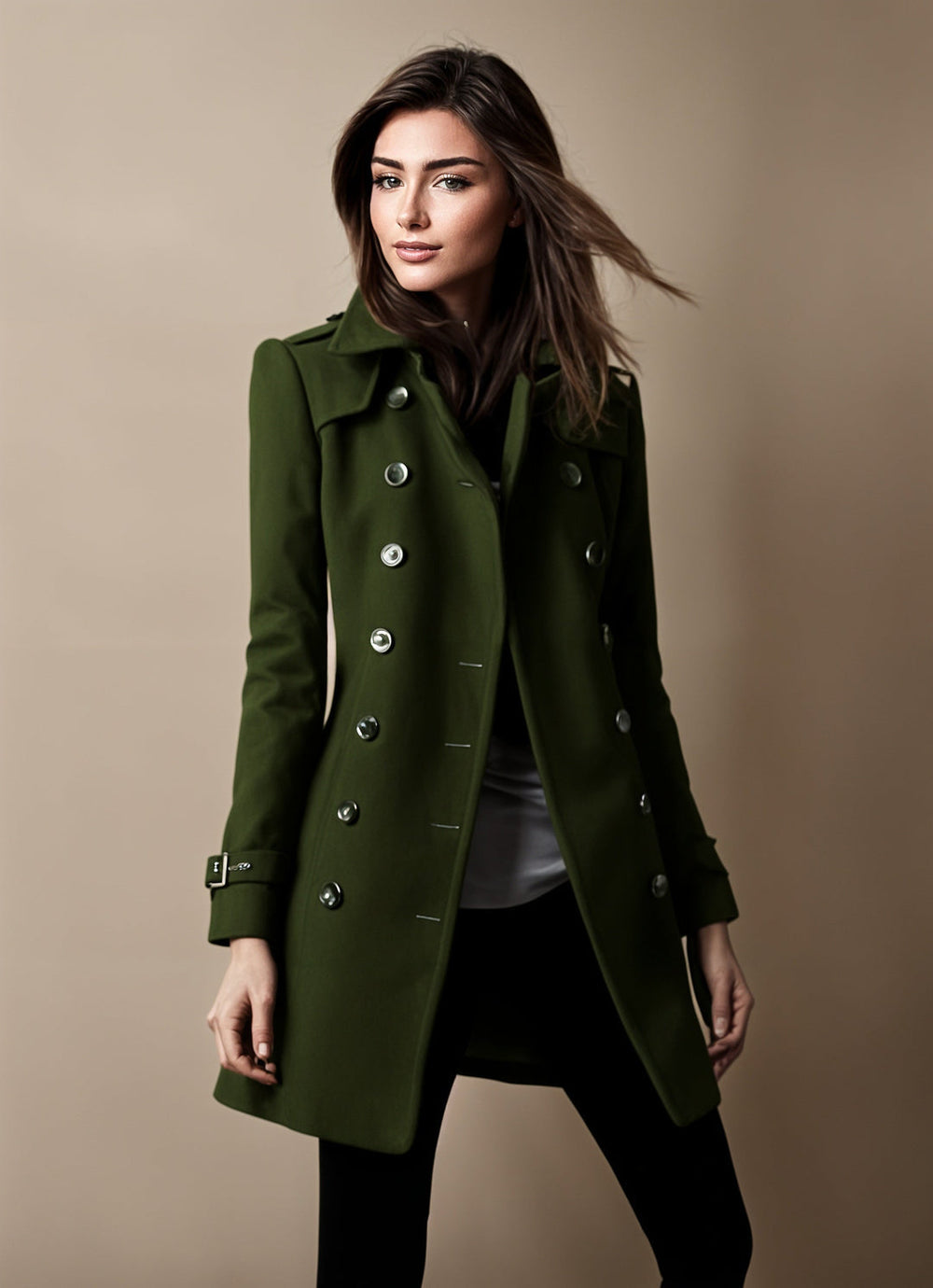 Divine Women's Coat – Elegant & Chic Coat with Modern Cut for All Occasions