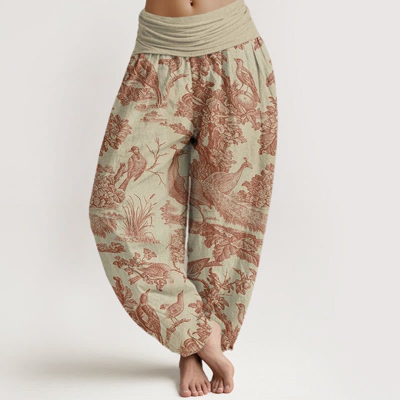 Birds & Trees Harem Pants