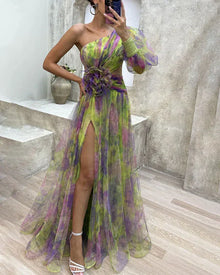 Eunice Long Evening Dress Woman – Elegant Maxi Dress in Lightweight Fabric for Summer