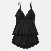 Lunella – Women's Tiered Lace Cami Pyjama Set