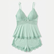 Lunella – Women's Tiered Lace Cami Pyjama Set