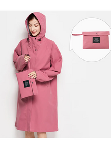 Malia Women's Waterproof Jacket – Lightweight Windbreaker with Adjustable Hood & Practical Pockets