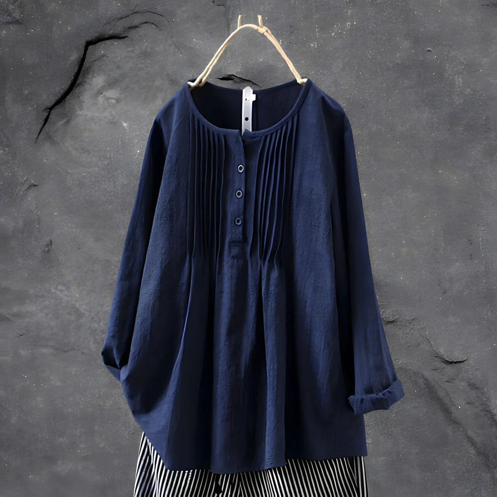 Blouse Oversize Woman Vanessa – Chic Loose Top in Premium Fabric for All Occasions