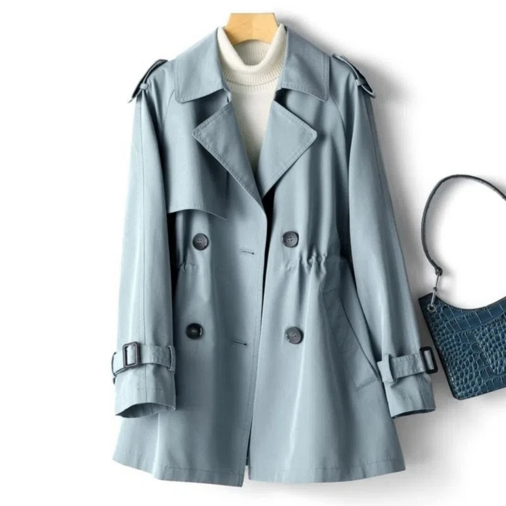 Manel Women's Coat – Casual Elegant Trench Coat with Modern & Comfortable Style