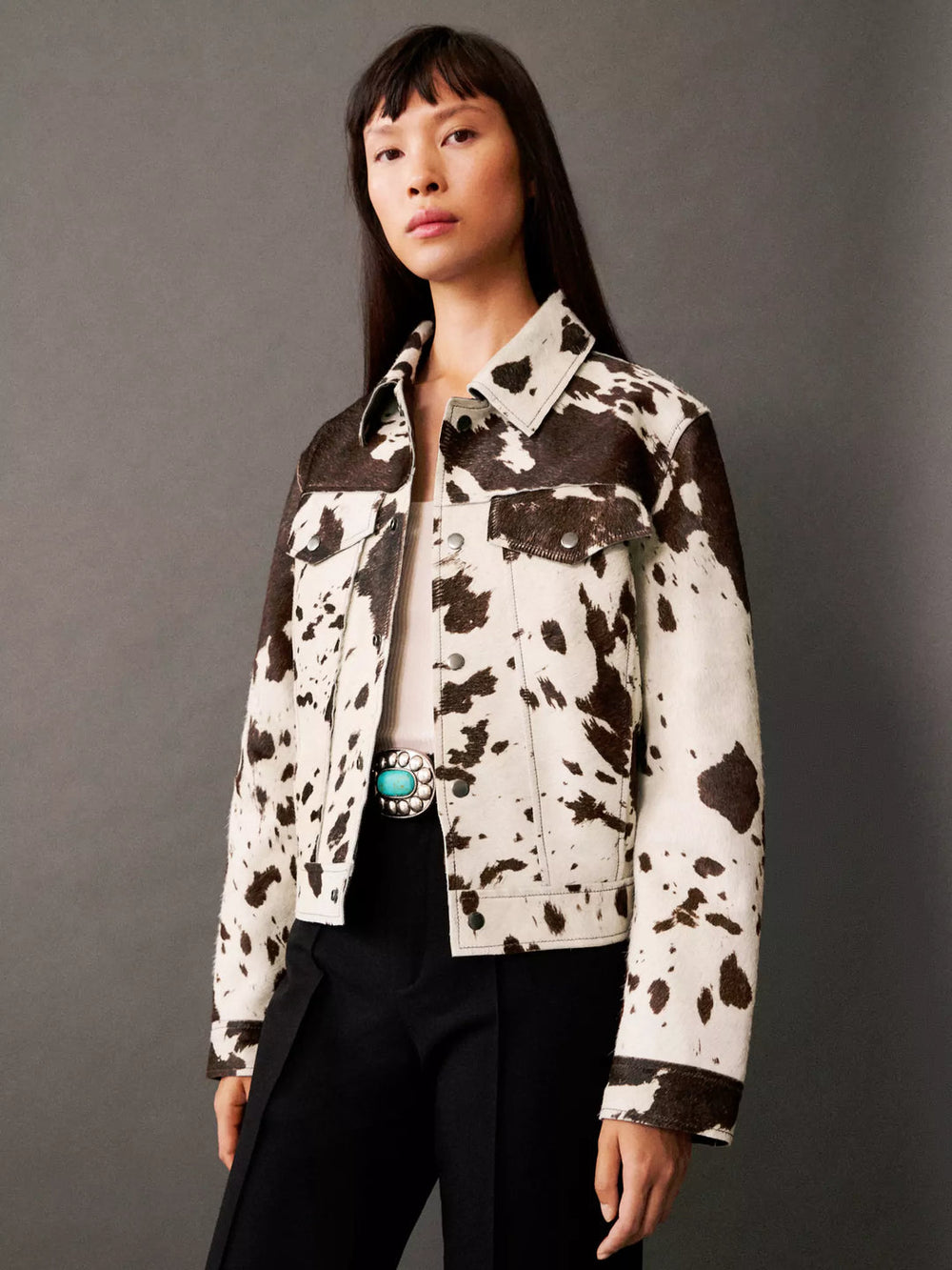 Claudia Cow Print Dress – Bold, Trendy and Original for a Unique Look