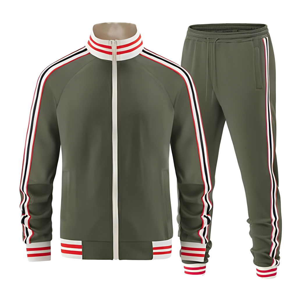 Peyton Women's Sports Set – Lightweight Striped Set with Breathable Jacket & Pants