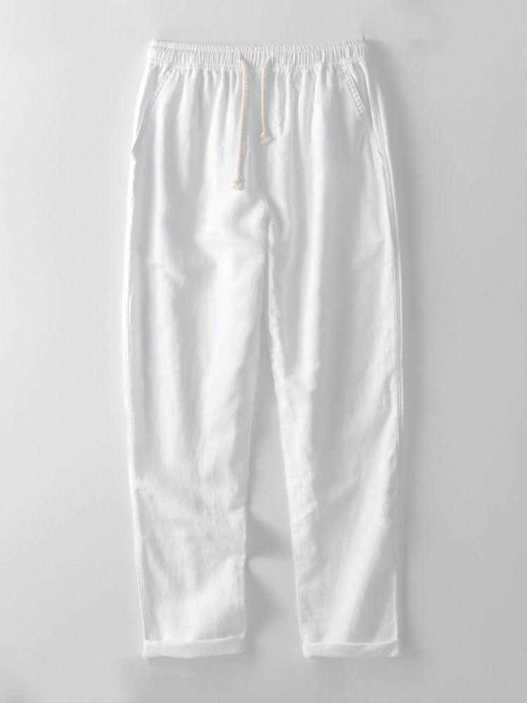 Richard Summer Men's Set – Breathable Linen Look with Short Sleeves & Comfortable Pants