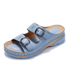 Sopia Sandales Femme – Open Toe with Adjustable Buckle Straps & Comfort Sole