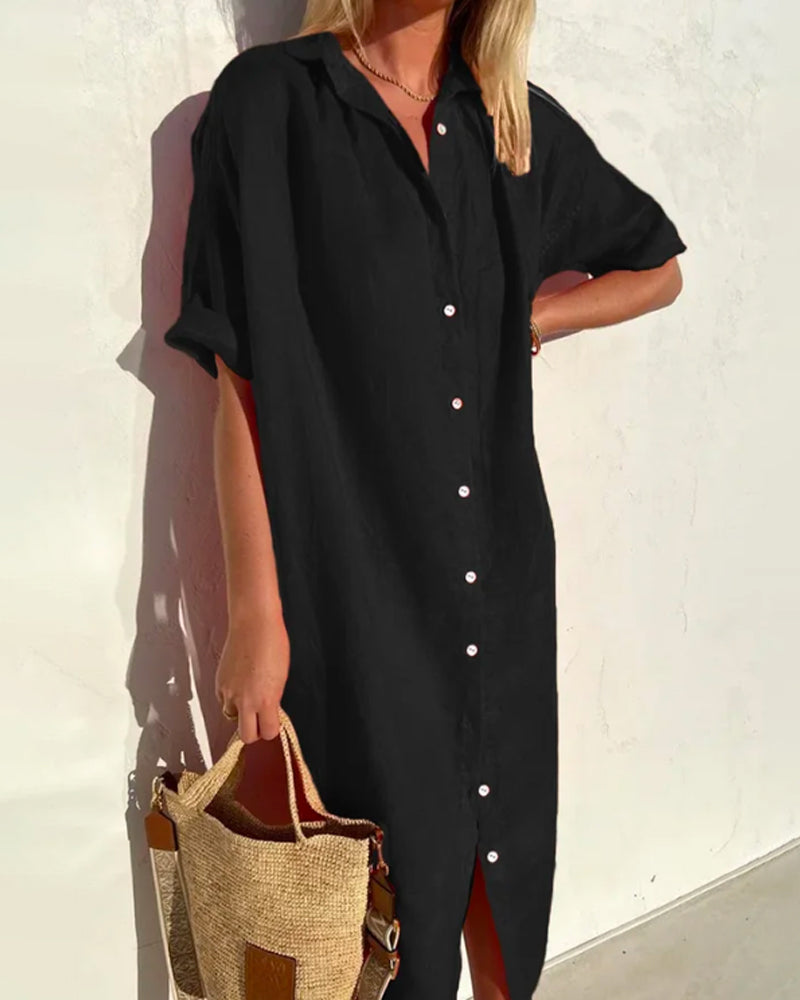 Elara Summer Dress Women – Chic and Light Dress with Elegant Cut for Sunny Days