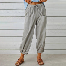 Lauren Cooper | Relaxed Drawstring Cropped Trousers For Women