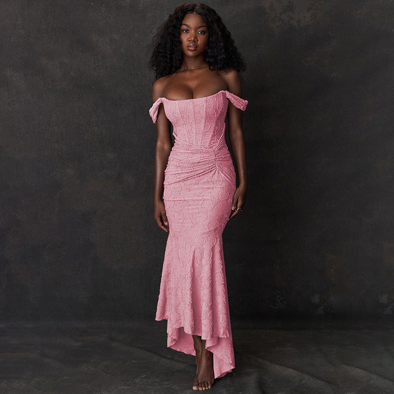 Denisse Elegant Long Dress – Flattering Cut & Luxurious Fabric for a Refined Feminine Look