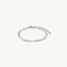 2 Bar Paper link Engraved Bracelet