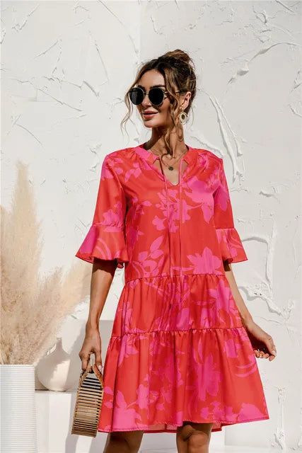 Aitana Short Dress Women Summer – Mini Dress with Low Waist and Light Cut for Summer