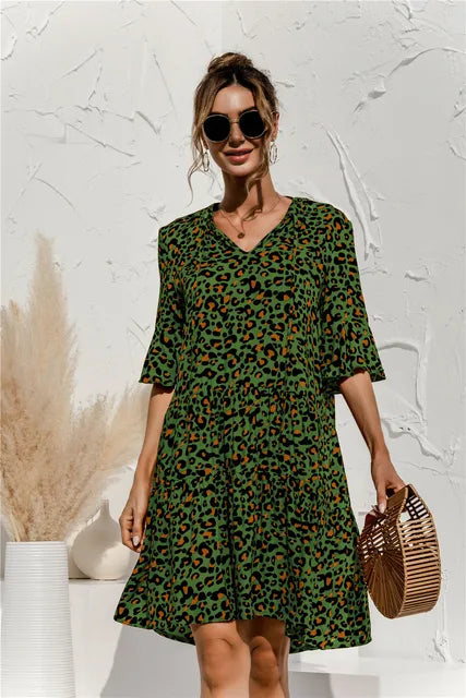 Aitana Short Dress Women Summer – Mini Dress with Low Waist and Light Cut for Summer
