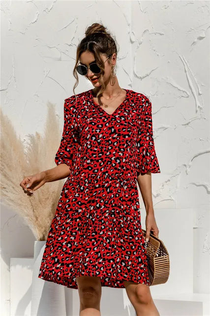 Aitana Short Dress Women Summer – Mini Dress with Low Waist and Light Cut for Summer