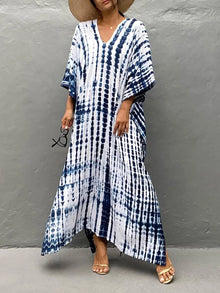 Janne Robe Caftan Long Dress Woman – Lightweight and Flowing Summer Maxi Dress with Chic Bohemian Style