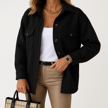 Kayleigh Women's Over Shirt – Beige Oversize with Straight Cut, Chic & Casual Style